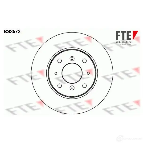 Тормозной диск FTE 606181 bs3573 0YSL Y 4028569030401