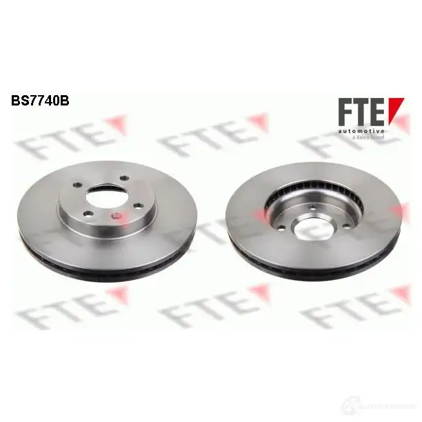 Тормозной диск FTE V3HX4 TG 4028569705767 BS7740B 608312
