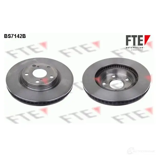 Тормозной диск FTE 4028569696089 ND F57F 607376 BS7142B изображение 0