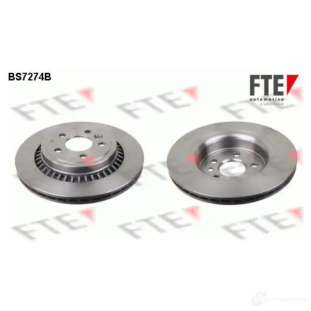 Тормозной диск FTE 607630 3 YW39B 4028569697345 BS7274B