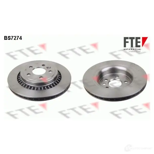 Тормозной диск FTE BS7274 607629 6IZ4 8KL 4028569497044 изображение 0