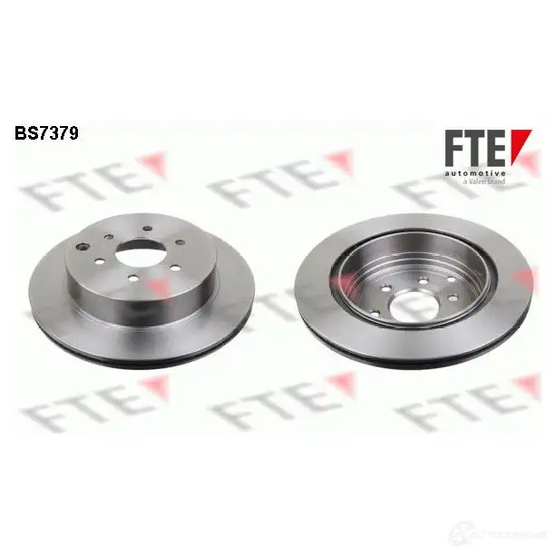 Тормозной диск FTE BS7379 607788 4028569698755 U0GB 6E изображение 0
