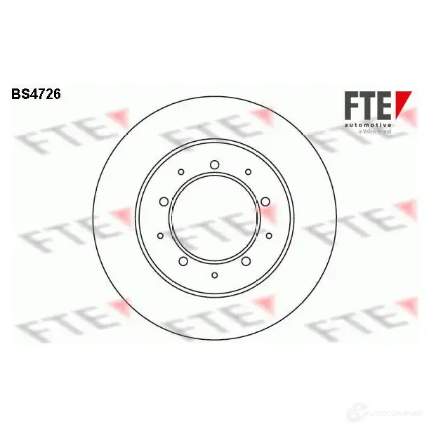 Тормозной диск FTE 4028569322315 T BBK9H BS4726 606594