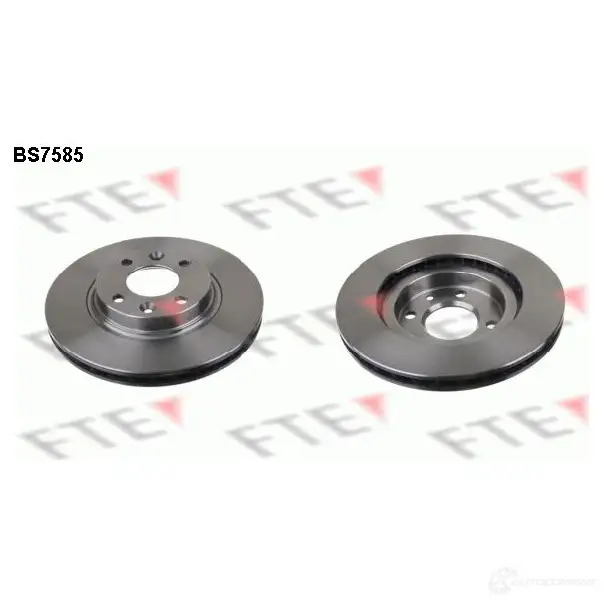 Тормозной диск FTE 1 2A19 608082 BS7585 4028569702766 изображение 0