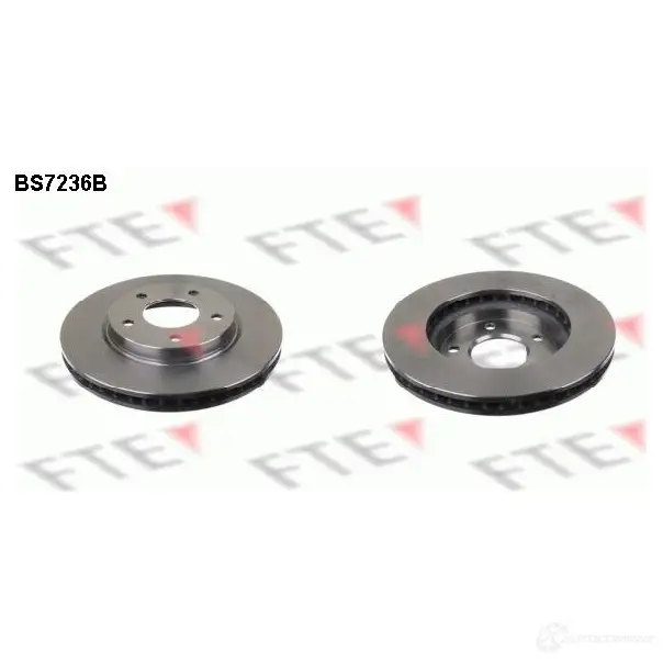 Тормозной диск FTE 607564 2 4MZCK 4028569697017 BS7236B изображение 0