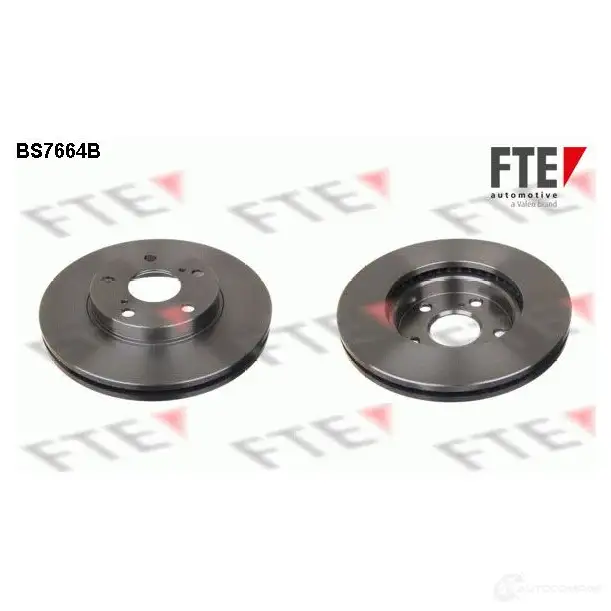 Тормозной диск FTE 4028569704289 2 V919 608201 BS7664B