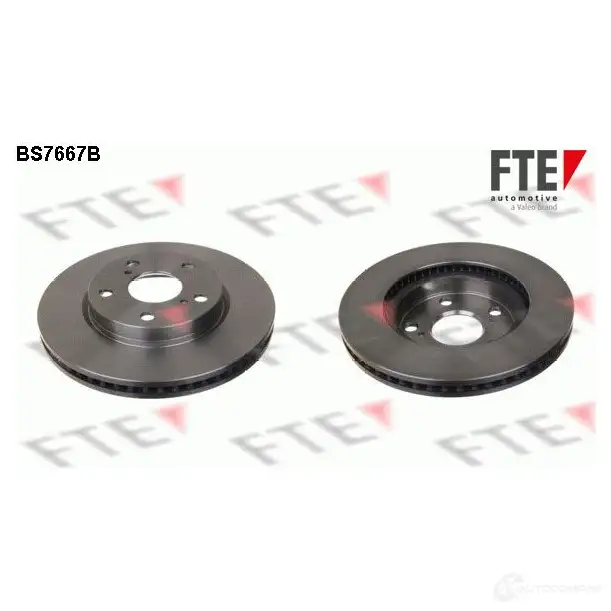 Тормозной диск FTE 4028569704340 BS7667B 608207 BPUFL I