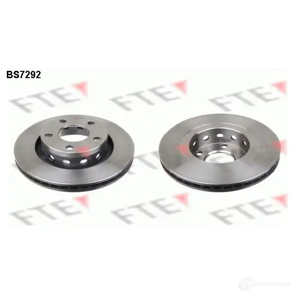 Тормозной диск FTE QLV5 E 4028569666334 607658 BS7292 изображение 0