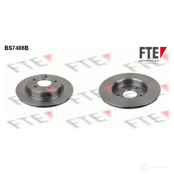 Тормозной диск FTE 0K S96 607821 BS7406B 4028569699288 изображение 0
