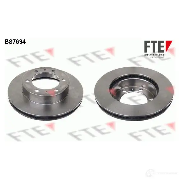 Тормозной диск FTE 608157 BS7634 4028569703695 4 1Y1Z