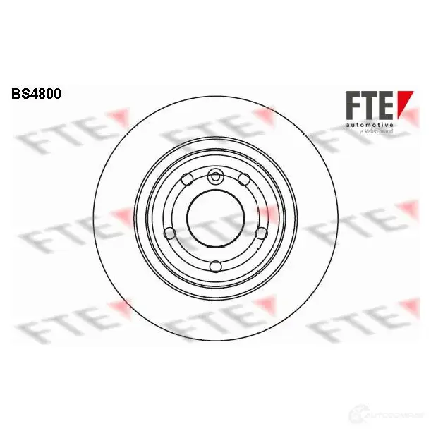 Тормозной диск FTE B IP0HV 4028569360713 606687 BS4800 изображение 0