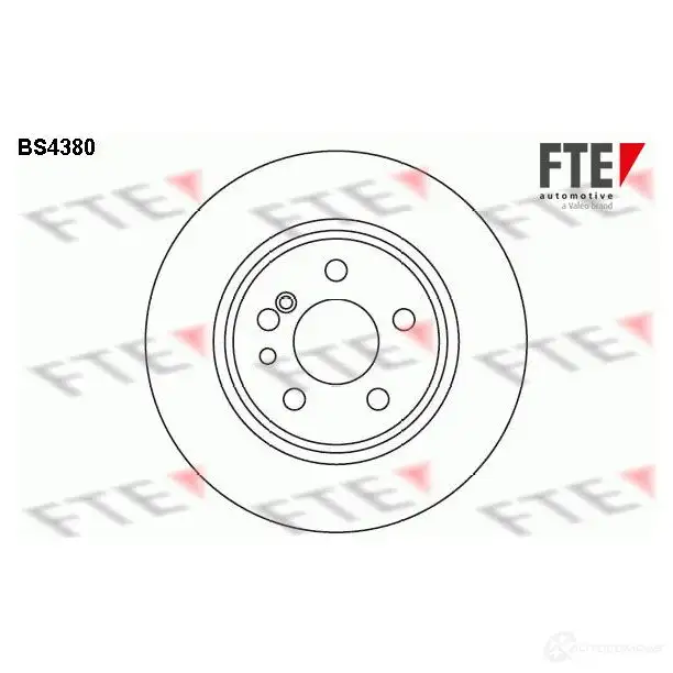 Тормозной диск FTE 4028569026022 TQPF 5U 606412 bs4380