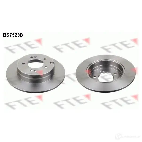 Тормозной диск FTE BS7523B 4028569701592 607989 AREU P88