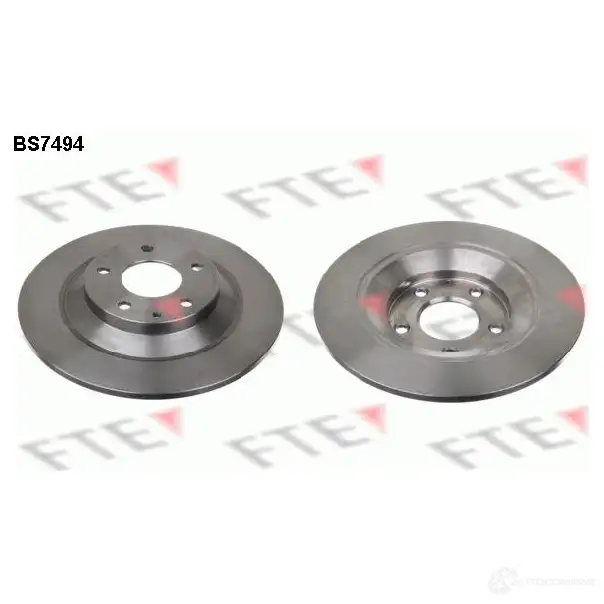 Тормозной диск FTE N8AXEY H 607941 4028569701028 BS7494 изображение 0