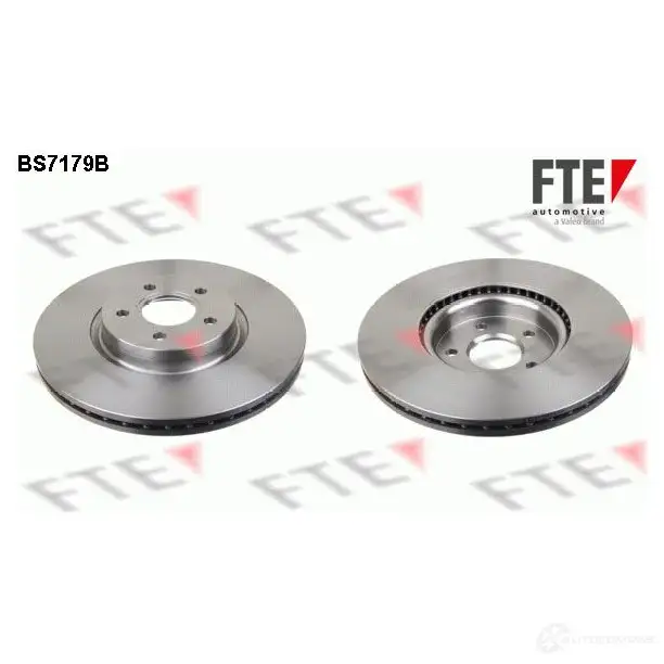 Тормозной диск FTE 607449 4028569696492 73DU1 V BS7179B изображение 0
