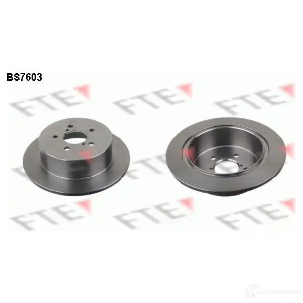 Тормозной диск FTE 4028569703121 BS7603 EI6HR JA 608109 изображение 0