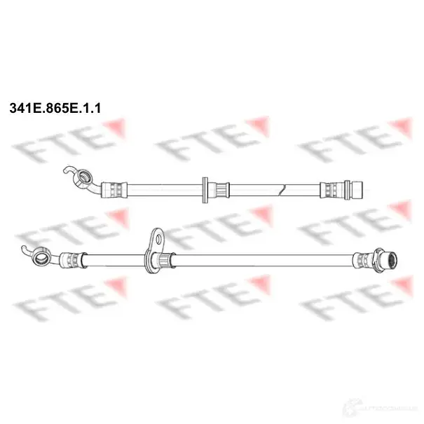 Тормозной шланг FTE WB RM4Z 4028569726342 602981 341E.865E.1.1