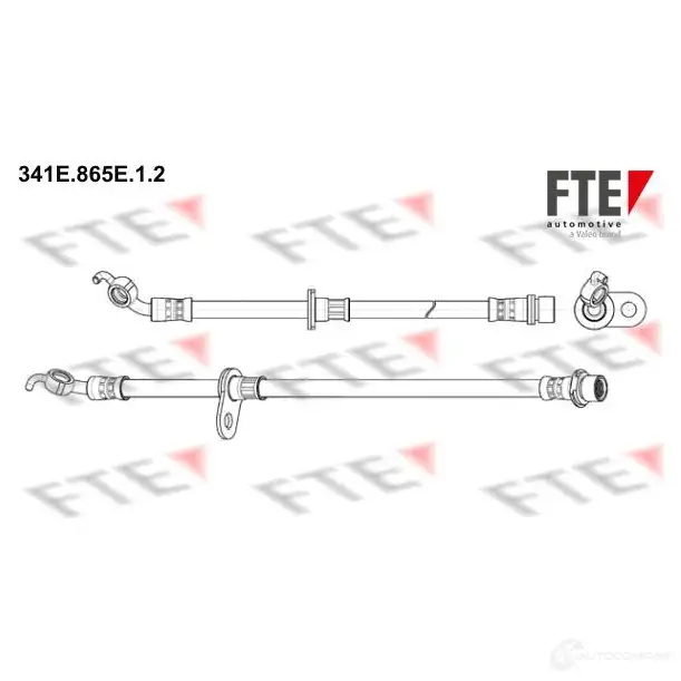 Тормозной шланг FTE B6X ZBY 4028569726359 602982 341E.865E.1.2
