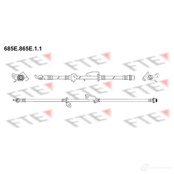 Тормозной шланг FTE 603641 685E.865E.1.1 4028569723310 8TL9 3TX