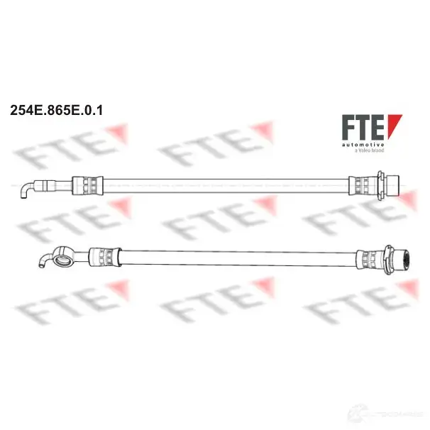 Тормозной шланг FTE I45 XZ 1424655430 4028569771434 254E.865E.0.1