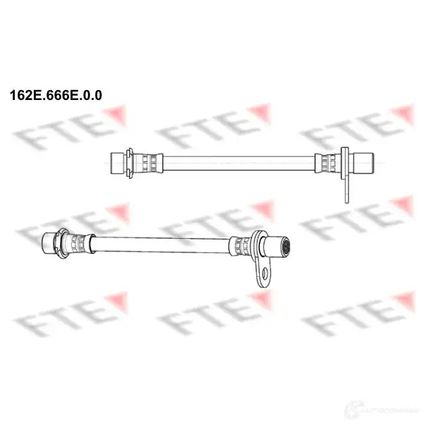 Тормозной шланг FTE F OLAF 602522 162E.666E.0.0 4028569723204