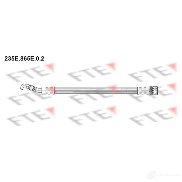 Тормозной шланг FTE K NV3A5 235E.865E.0.2 4028569723266 602653