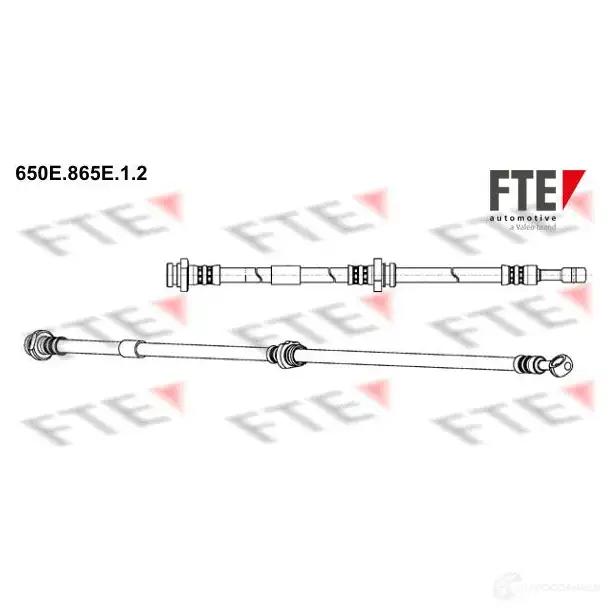 Тормозной шланг FTE 603626 4028569723402 650E.865E.1.2 ROL 5B