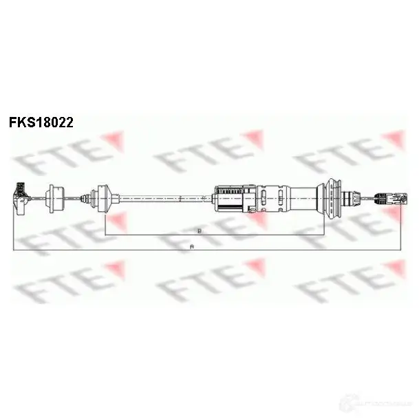 Тормозной шланг FTE 209e527e11 7XFL D 602599 4028569454443