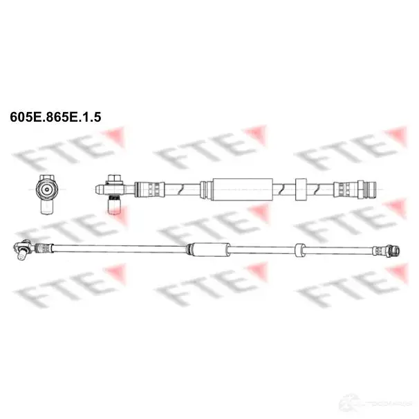 Тормозной шланг FTE 605E.865E.1.5 603604 ROY286 6 4028569767833