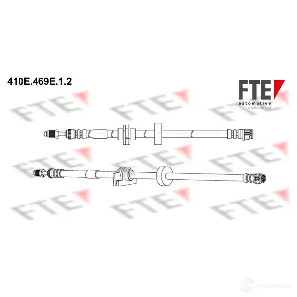 Тормозной шланг FTE AZHMP 5 4028569675220 603162 410E.469E.1.2 изображение 0