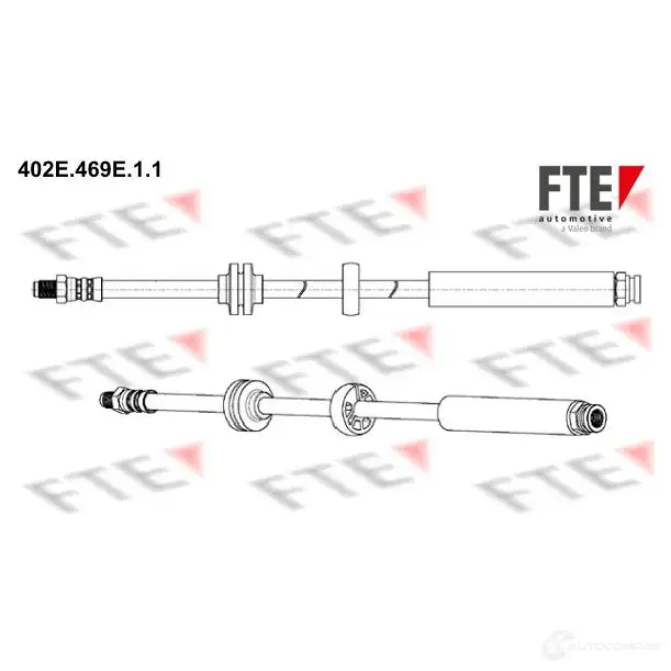 Тормозной шланг FTE 4028569768083 603140 402E.469E.1.1 A AF9FG