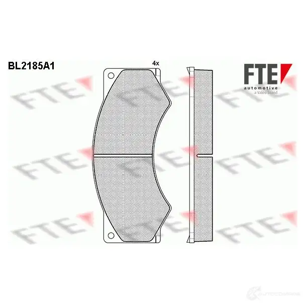 Тормозные колодки, комплект FTE 605304 2902 7 E89VN bl2185a1 изображение 0