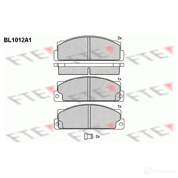 Тормозные колодки, комплект FTE 2064 6 20647 bl1012a1 604059 изображение 0