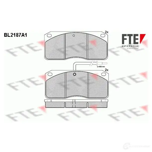 Тормозные колодки, комплект FTE 2 1302 bl2187a1 29039 605306 изображение 0