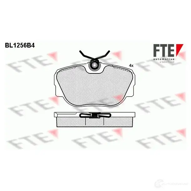 Тормозные колодки дисковые, комплект FTE 604297 BL1256B4 211 72 21173 изображение 0