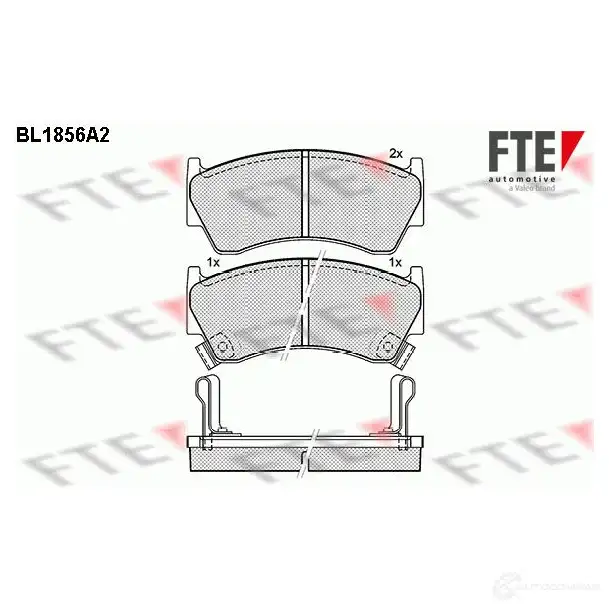 Тормозные колодки, комплект FTE bl1856a2 237 95 604930 23796 изображение 0