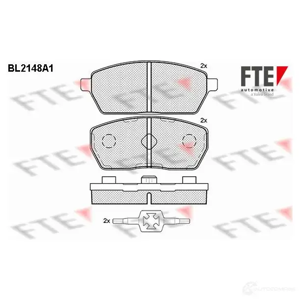 Тормозные колодки, комплект FTE bl2148a1 233 03 23304 605269