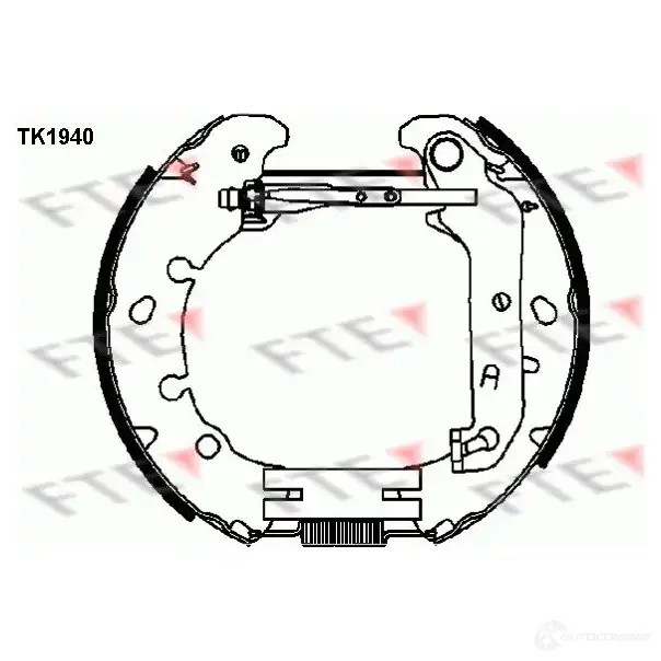 Тормозные колодки FTE TK1940 4028569475127 OFOG LS 616148