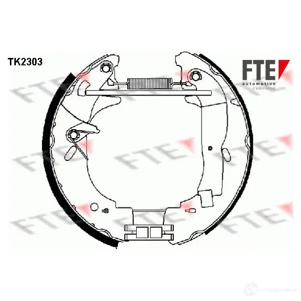 Тормозные колодки FTE 4028569413716 FF4U 5QF TK2303 616218