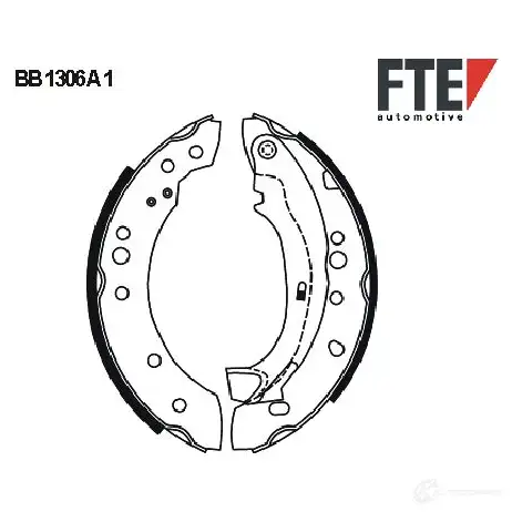 Тормозные колодки FTE 4028569429687 603908 WH C2U BB1306A1 изображение 0