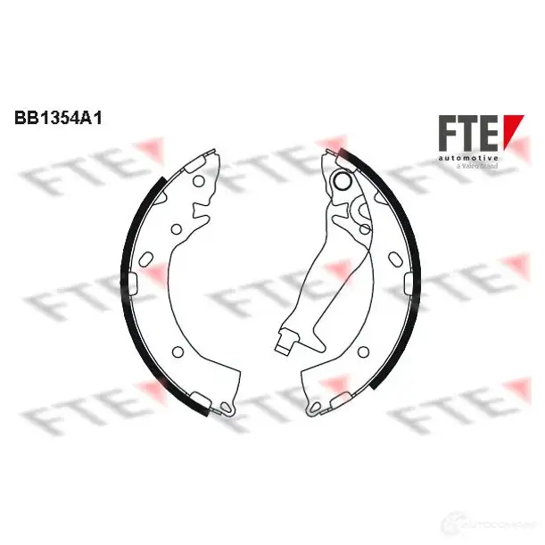 Тормозные колодки FTE BB1354A1 603951 4028569467559 E1P R2 изображение 0