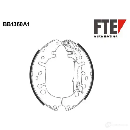 Тормозные колодки FTE 4028569480114 9TGHB RP 603956 BB1360A1