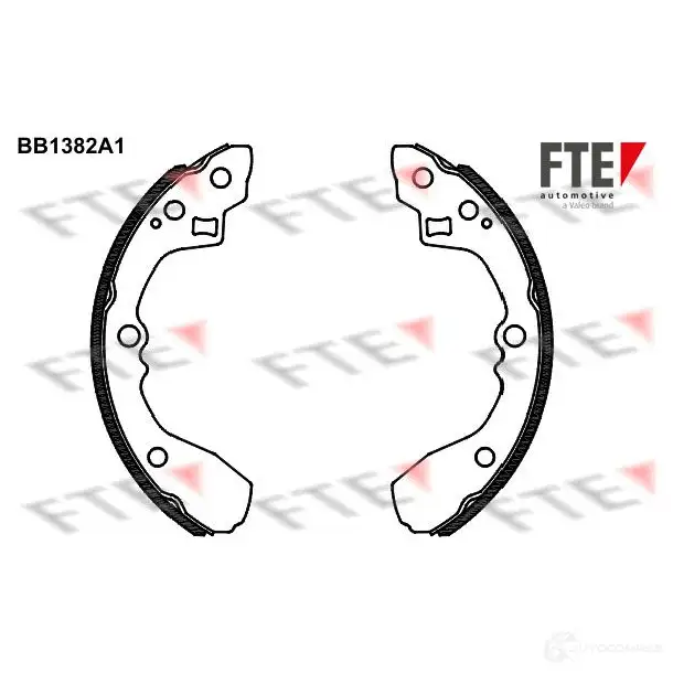 Тормозные колодки FTE 603977 4028569673622 BB1382A1 56 JEOI изображение 0