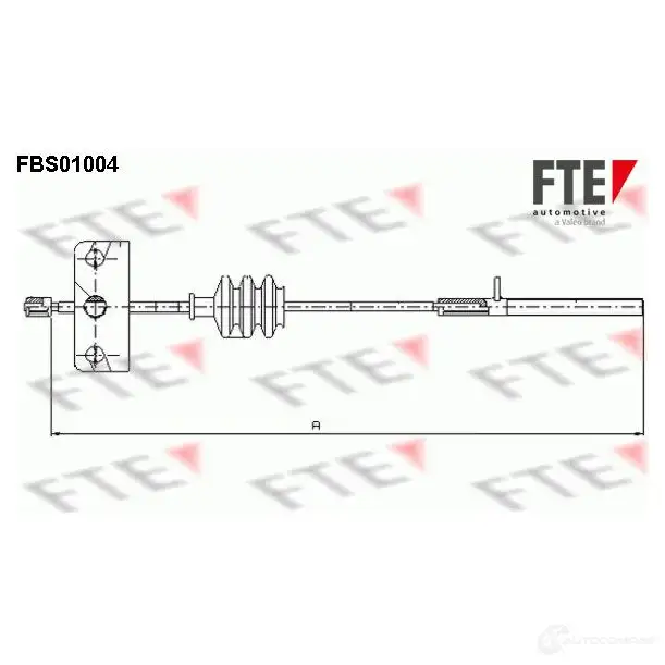 Трос ручника FTE U1E HX2 4028569487427 FBS01004 608912