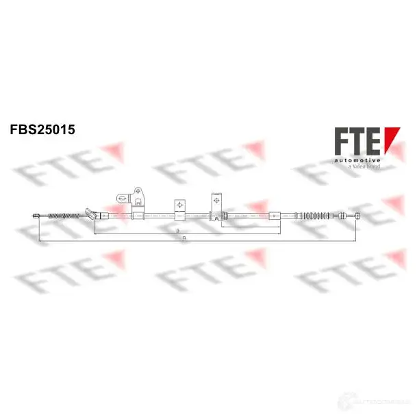 Трос ручника FTE K4L 9EMI 4028569715247 609585 FBS25015