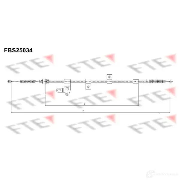 Трос ручника FTE 5FOTZX 1 609604 4028569765310 FBS25034