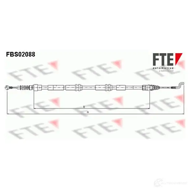 Трос ручника FTE SBYX IRU FBS02088 4028569491837 609005 изображение 0