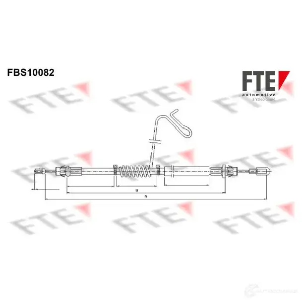 Трос ручника FTE 4028569715155 FBS10082 609322 W7I JM4