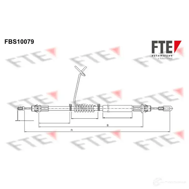 Трос ручника FTE 609319 49X 13 4028569715124 FBS10079