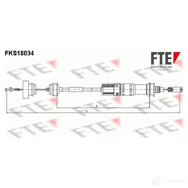 Трос сцепления FTE IPC00 WK fks18034 4028569478128 609730